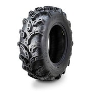 One New Premium WANDA ATV/UTV Tire 25x8-12 25x8x12 6PR P375 Super Lug Mud