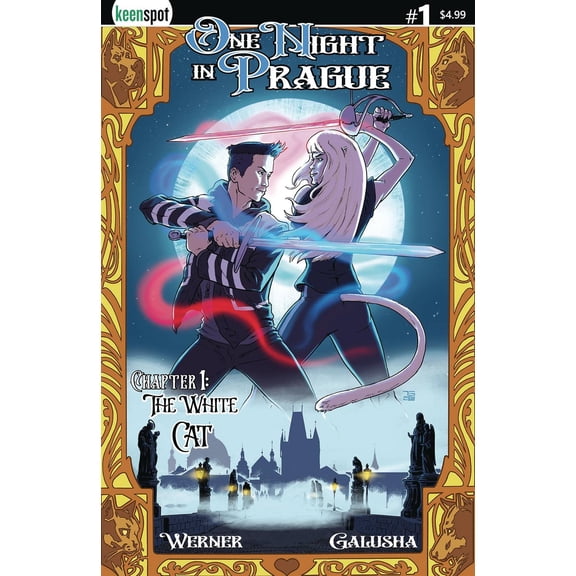One Night In Prague #1 Cvr A Galusha Keenspot Entertainment Comic Book
