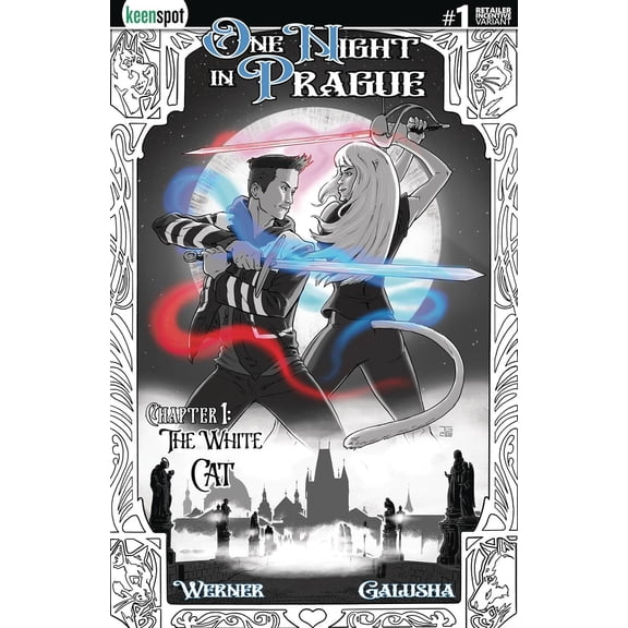 One Night In Prague #1 Cvr D Galusha 6 Copy Incv (net) Keenspot Entertainment Comic Book