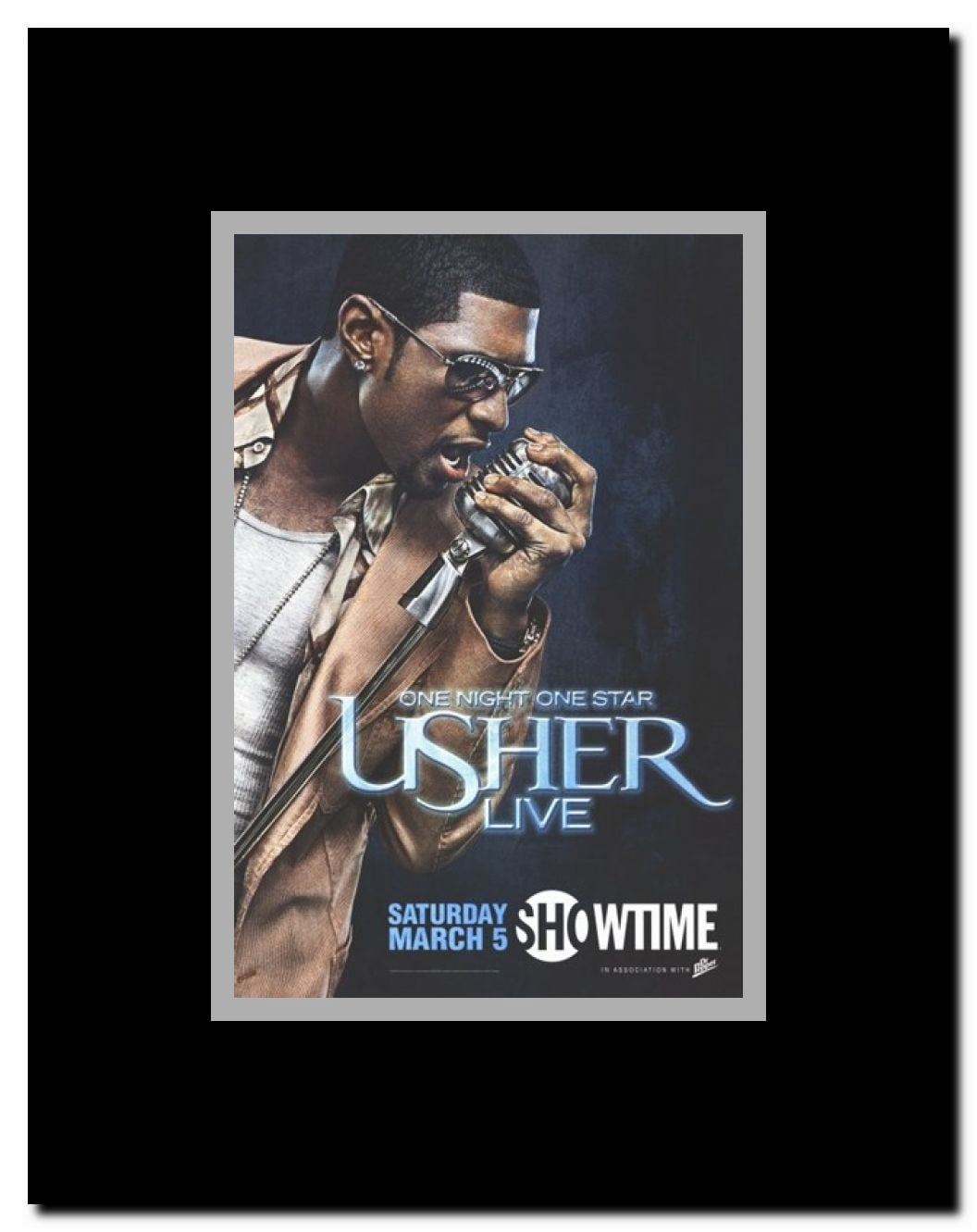 One Night One Star: Usher Live Framed Movie Poster