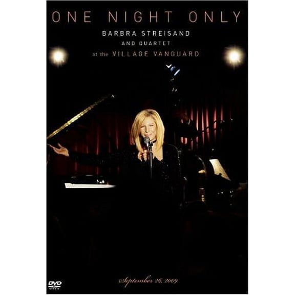 One Night Only: Barbra Streisand and Quartet at the Village Vanguard (DVD), Sony, Music & Performance