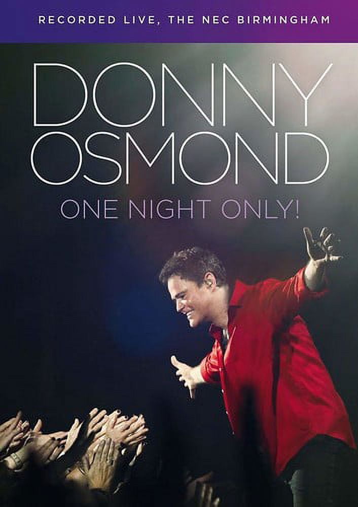 One Night Only! Live In Birmingham (DVD), Donny Osmond, Music & Performance