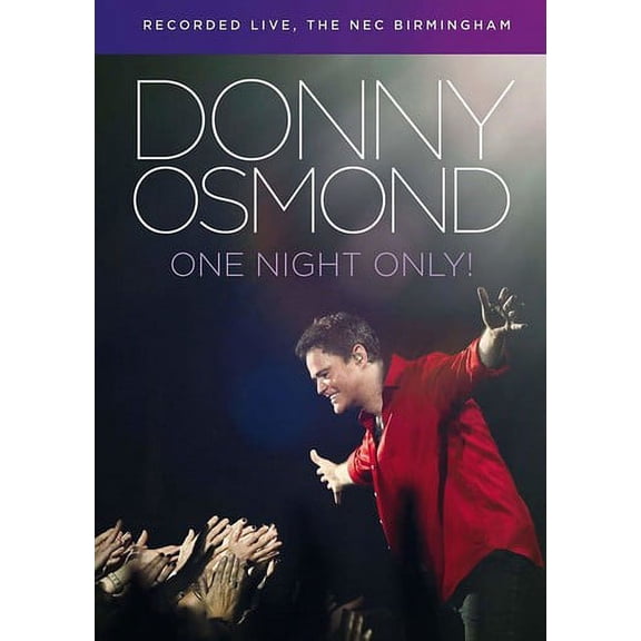 Donny Osmond - One Night Only! Live In Birmingham  [DIGITAL VIDEO DISC]