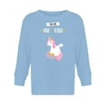 thumbnail image 1 of One Of A Kind Unicorn Long Sleeve Toddler -Image by Shutterstock,  5 Toddler, 1 of 4