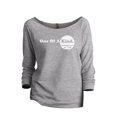 thumbnail image 1 of One Of A Kind Women's Fashion Slouchy 3/4 Sleeves Raglan Sweatshirt Sport Grey Small, 1 of 3