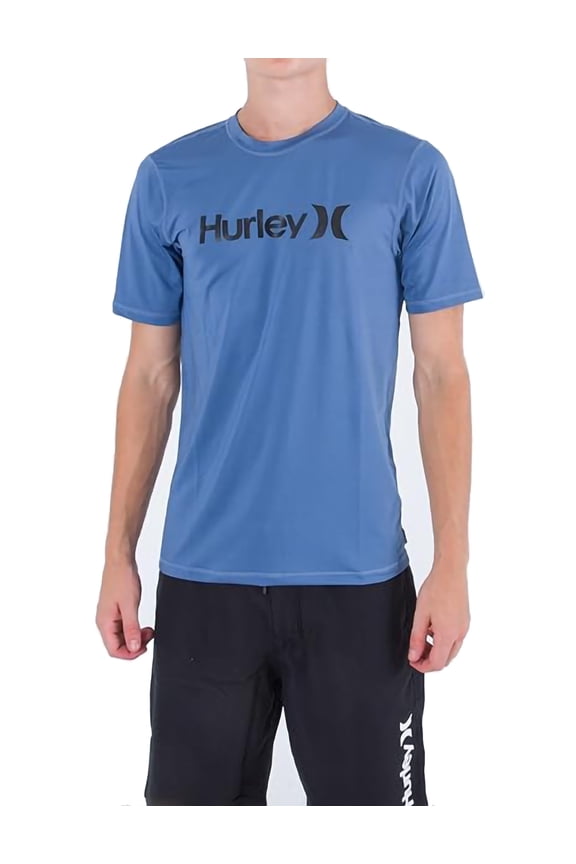 One & Only Surf Shirt Short Sleeve Surf Tee [Medium Blue]
