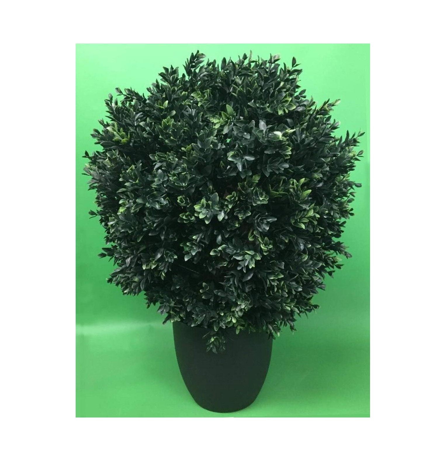 One Outdoor 2 Foot Tall By 16 Wide Artificial Boxwood Topiary Bush one-outdoor-2-foot-tall-by-16-wide-artificial-boxwood-topiary-bush