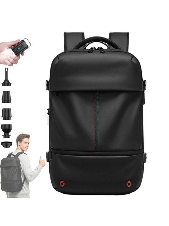 One Pack USA Vacuum Backpack, Suction-and-Compression Design with a 60l Capacity, Wet Dry Compartment Storage with Combination Lock, Ergonomic 3D Shoulder Straps, Ideal for Business Trips and Travel