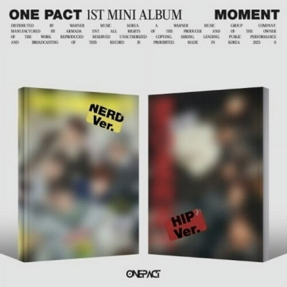 One Pact - Moment - Random Cover - Postcard, Photocard A + B, Polaroid + Sticker - Music & Performance - CD