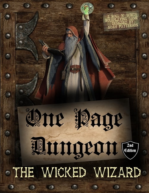 One Page Dungeon One Page Dungeon: The Wicked Wizard, (Paperback)