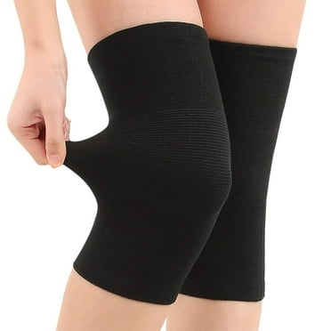 (One Pair) Cotton Knee Sleeves for Knee Support, Circulation Improvement & Pain Relief,Sport Compression for Running, Pain Management, Arthritis Pain Women Men (Complexion, Large)