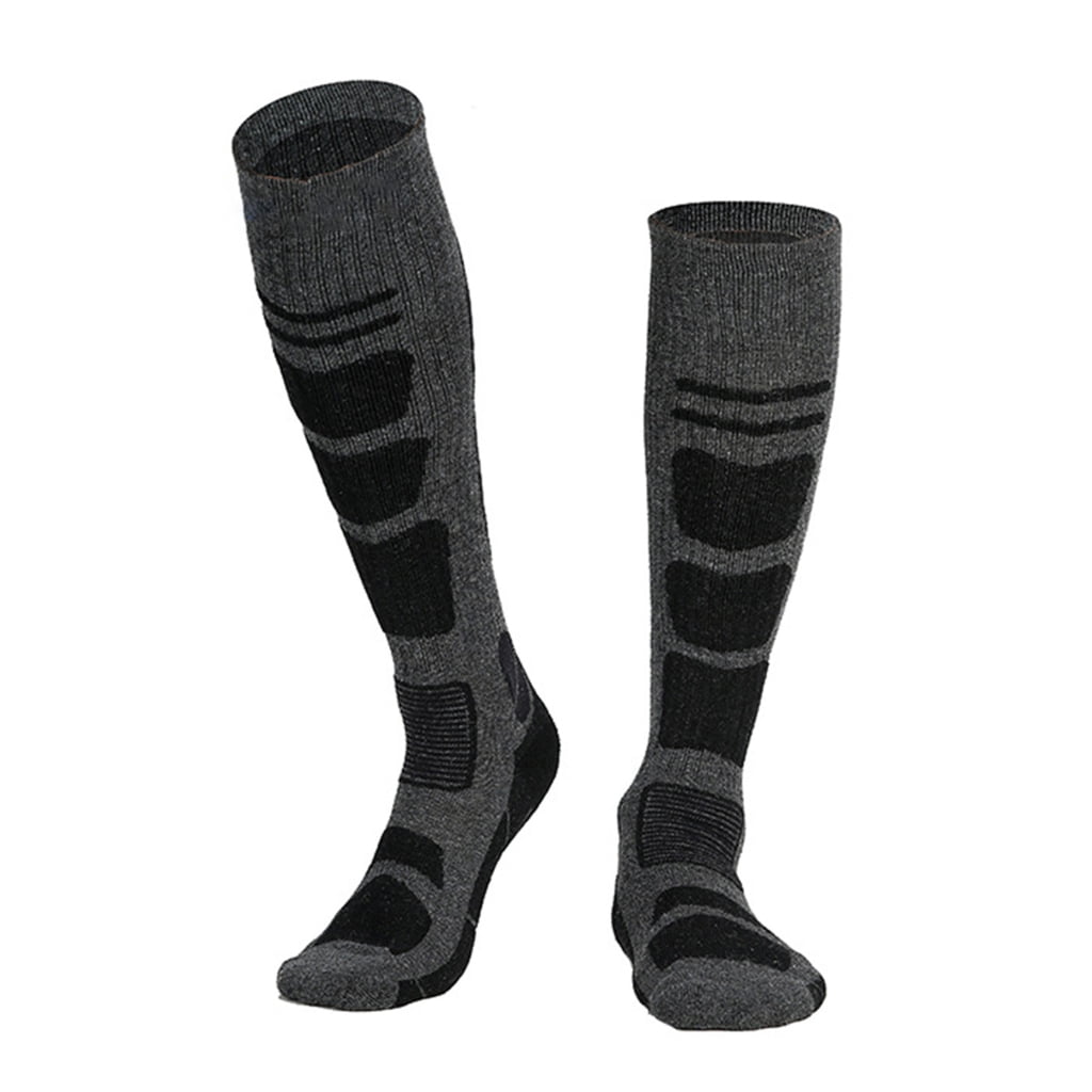 One Pair Wool Ski Socks for Men Women Youth, Compression Snowboard ...