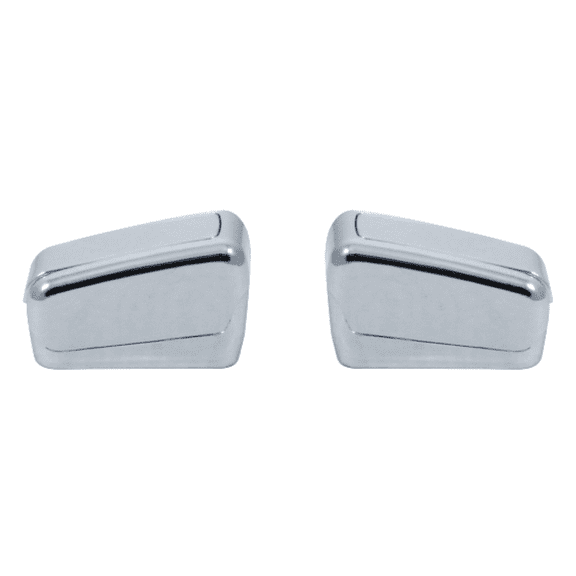 One Pair of Chrome Plastic Interior Door Handle Knobs. Fits Volvo Various Models