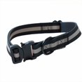 thumbnail image 1 of One Paw, Reflective Silicone Dog Collar with Metal Buckle, Water Repellent, Multiple sizes, 1 of 5