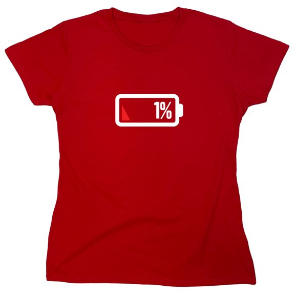 One Percent Sarcastic Humor Novelty Funny Women's Casual Tees