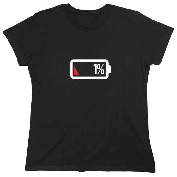 One Percent Sarcastic Humor Novelty Funny Women's Casual Tees