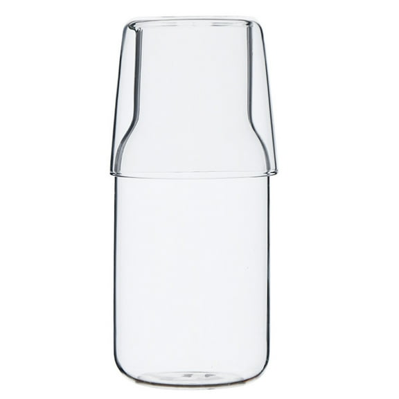 Ifundom Multifunctional Transparent Glass Jug for Storage, Glass Pitcher Set, Kitchen Beverage Container