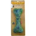 thumbnail image 1 of One Pet Planet Wool Dog Toy, 6.5-Inch, Green, 1 of 1