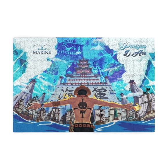 One Piece 1000-Piece Jigsaw Puzzles for Adults Wooden Puzzles Gifts for Teens Family Art Decorations