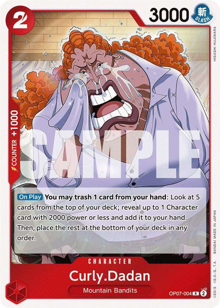 One Piece 500 Years in the Future Rare Curly.Dadan OP07004