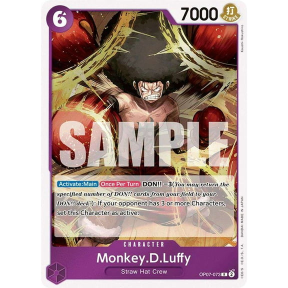 One Piece 500 Years in the Future Rare Monkey.D.Luffy OP07-073