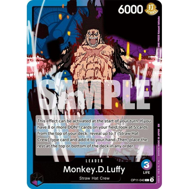 One Piece A Fist of Divine Speed Leader Monkey.D.Luffy OP11-040