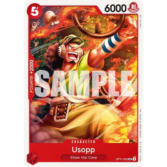 One Piece A Fist of Divine Speed Uncommon Usopp OP11-003