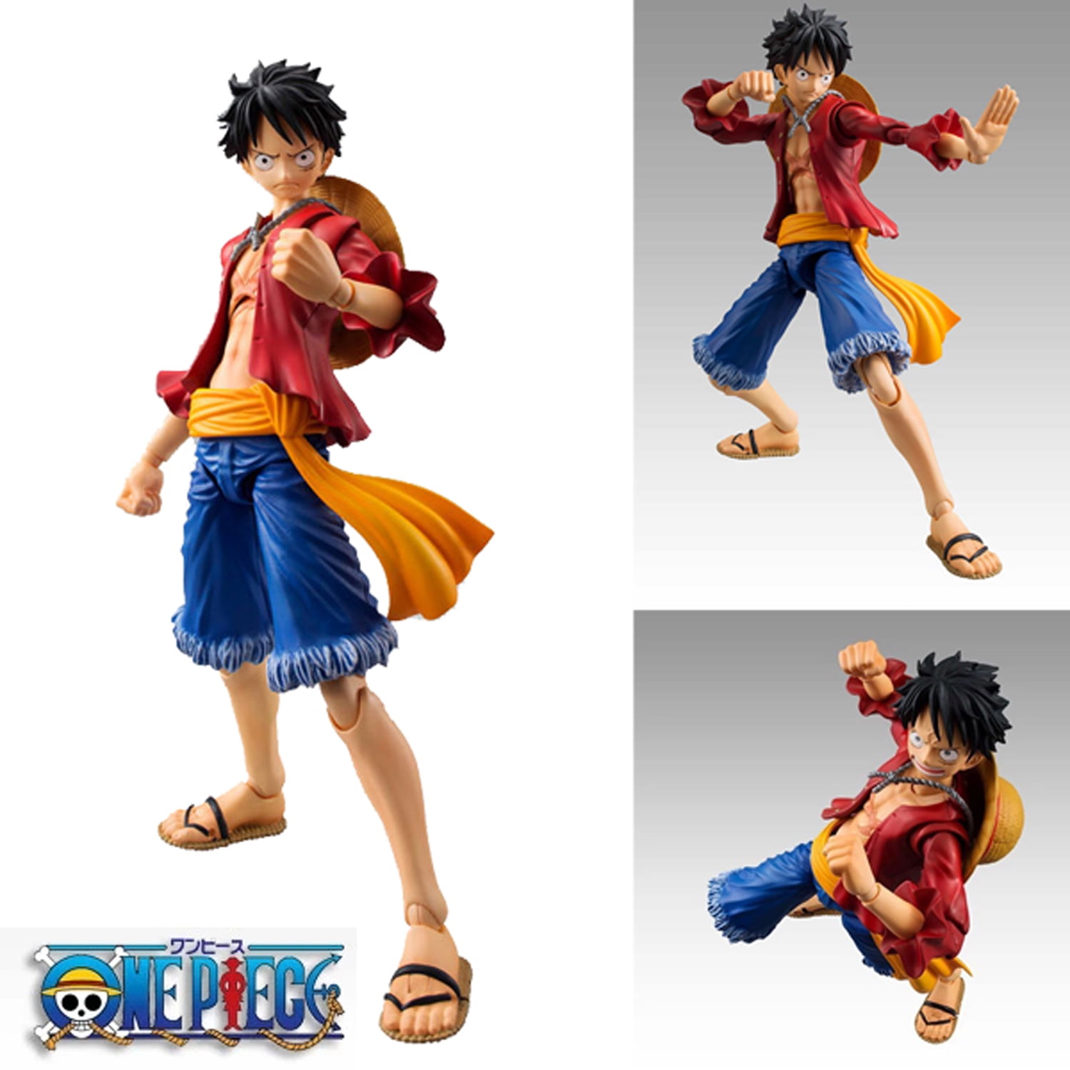 Megahouse One Piece Variable Action Heroes Action Figure Monkey D. Luffy  18cm