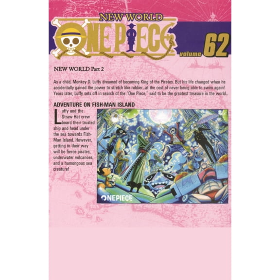 One Piece Adventure on Fish-Man Island. (One Piece, Vol. 62), (Hardcover)