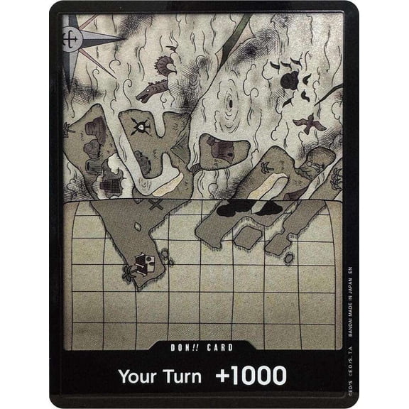 One Piece Adventure on KAMI's Island DON!! Card [(Sky Island Map)]