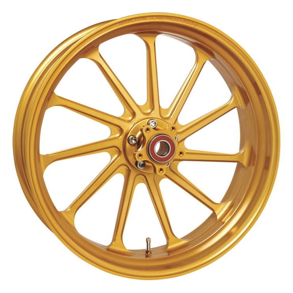 One-Piece Aluminum Front Wheel, 18in. x 5.5in. - Assault Gold