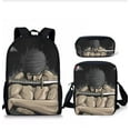 thumbnail image 1 of One-Piece Anime Backpack Set 3 Pieces with Shoulder Bag and Pencil Case for Women Men, Fashion Daypack, Classic High Backpack for Teens, Travel Laptop Backpacks, 1 of 9