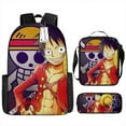 thumbnail image 1 of One-Piece Anime Backpack Set 3 Pieces with Shoulder Bag and Pencil Case for Women Men, Fashion Daypack, Classic High Backpack for Teens, Travel Laptop Backpacks, 1 of 9