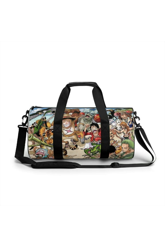 One Piece Anime Duffel Bag Women Gym Bag Men Gym Bag Hand Luggage Bag, Large Capacity - Gift for Boys and Girls