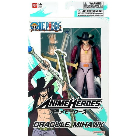 Bandai - Anime Heroes One Piece - Dracule Mihawk 6.5" Figure
