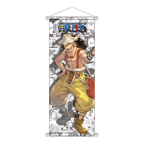One Piece Anime Wall Poster, 28.3" L x 11" W,Bedroom, Door, Wall Decoration