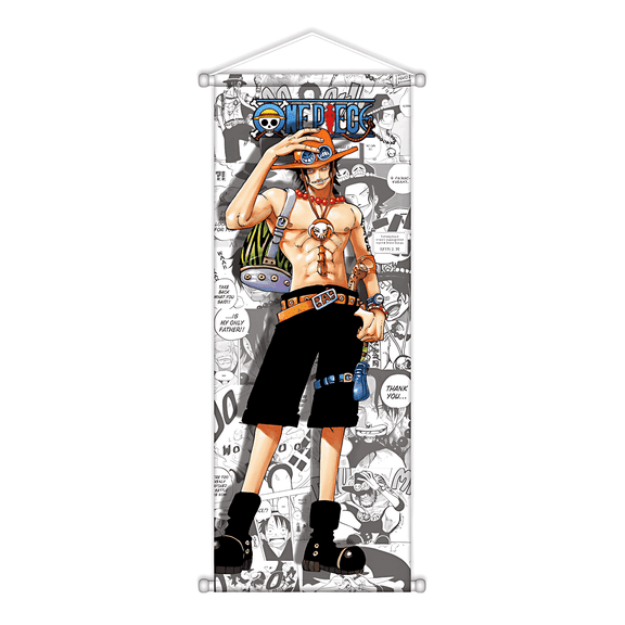 One Piece Anime Wall Poster, 28.3" L x 11" W,Bedroom, Door, Wall Decoration