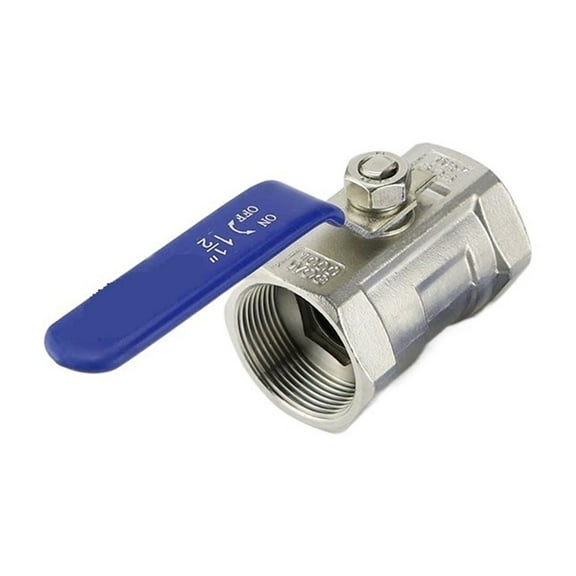 One-Piece Ball Valve 1/2" 3/4" 1" 1-1/4" 1-1/2" 2" 304 Stainless Steel One-Piece Internal Thread Water Switch Valve