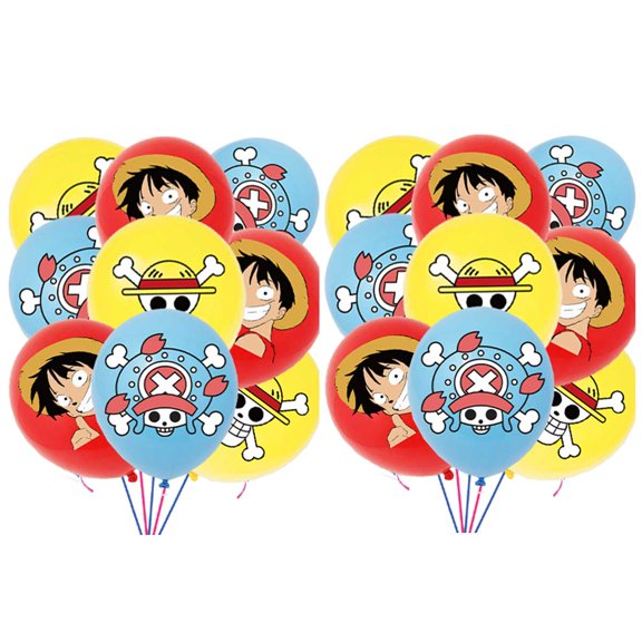 One Piece Balloons Birthday Party Supplies Favors Decorations Decor Kit Latex