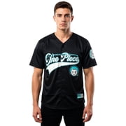 One Piece Baseball Jersey Men's Zoro Short Sleeve Button Up Shirt