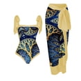 thumbnail image 1 of FAVIPT Women Two Piece Bathing Suit Tummy Control Printed Swimsuits Modest Athletic Tank Top with Shorts 2026 Multicolor,L, 1 of 4