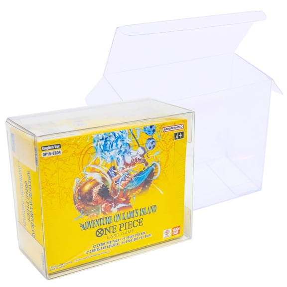 One Piece Booster Box Protector for OP-01 to OP-08 (01-02 Reprint) Display Case
