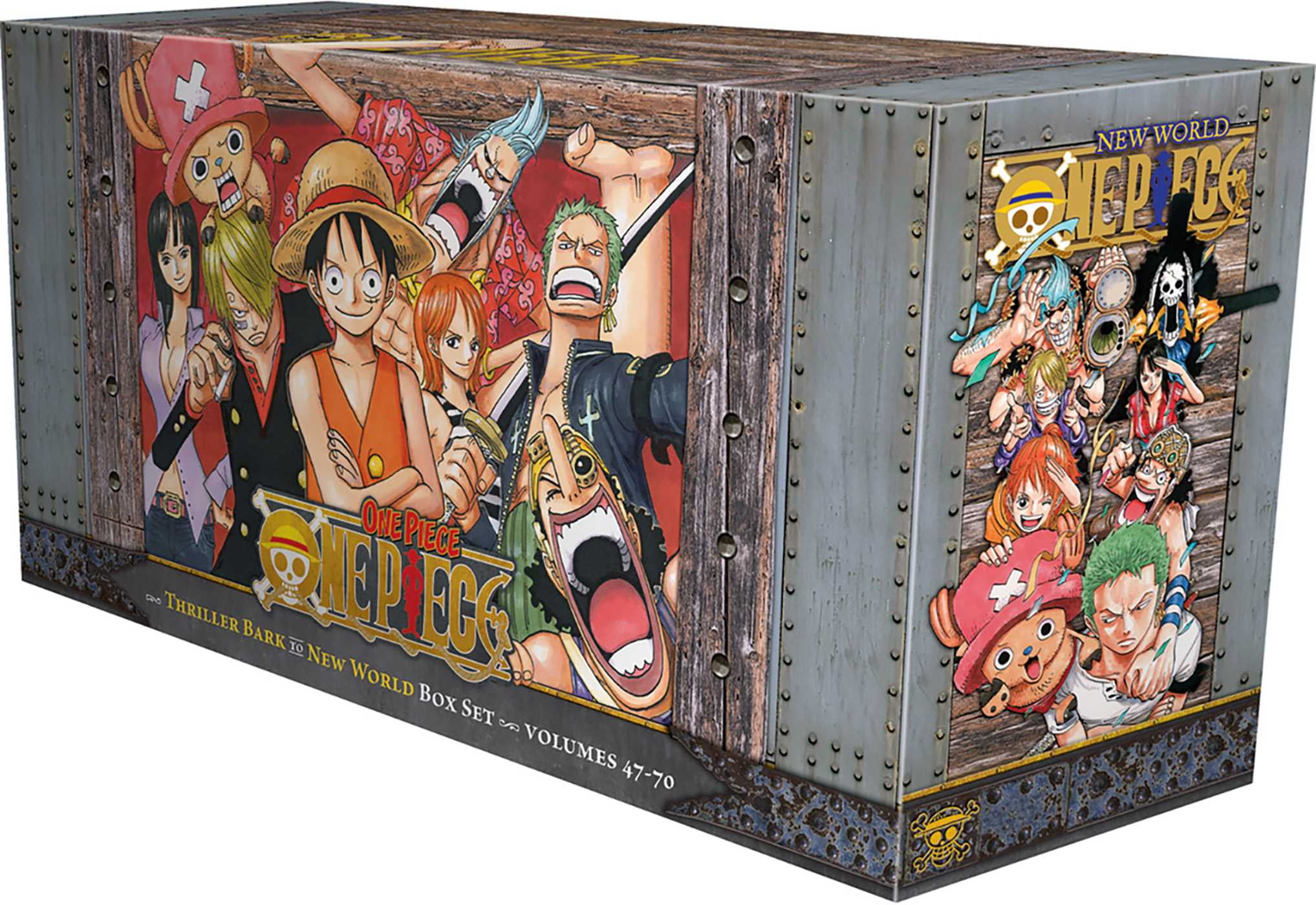 One Piece Box Set 3 : Thriller Bark to New World, Volumes 47-70