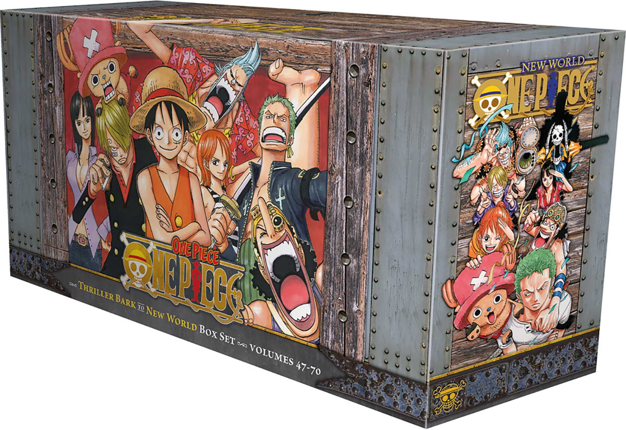 One Piece Box Set 3 : Thriller Bark to New World, Volumes 47-70 