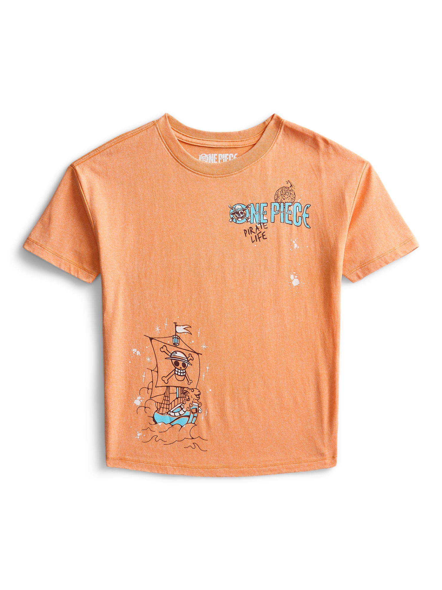 One Piece Boys Mineral Wash Graphic Tee, Sizes 4-18