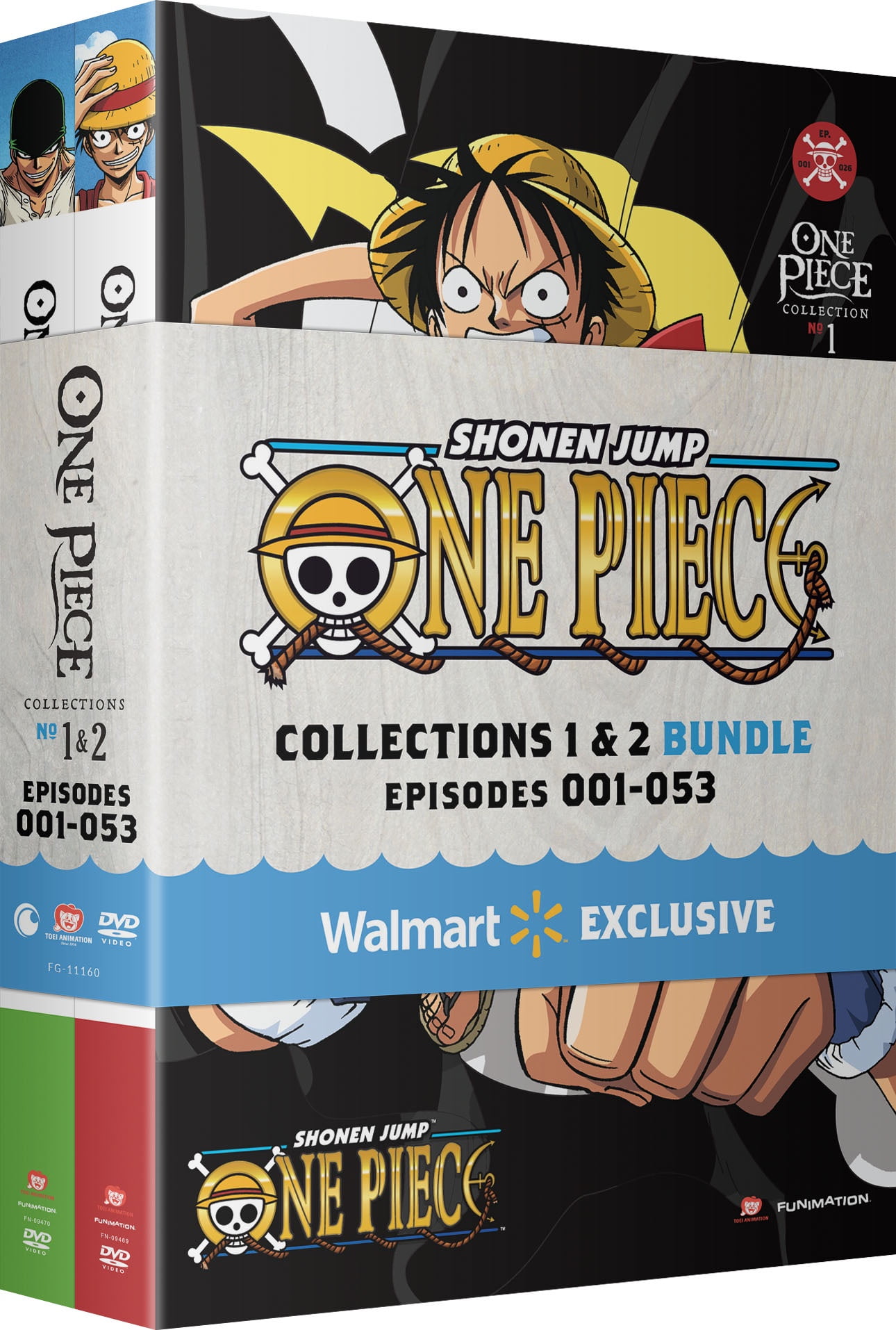 One Piece Bundle #1-#2 (Walmart Exclusive) (DVD) Crunchyroll
