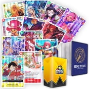 One Piece Card Game Treasure Bundle! | 1x Super Rare Guaranteed! | 10 Holos or Rares + 60 Commons & Uncommons | 70+ Cards! | Perfect Giftable for Players, Collectors & Anime Fans!