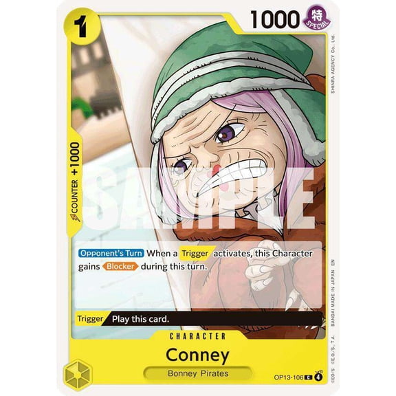 One Piece Carrying On His Will Common Conney OP13-106