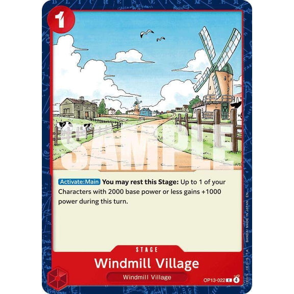 One Piece Carrying On His Will Common Windmill Village OP13-022