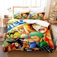 thumbnail image 1 of One Piece Cartoon Anime 2 Piece/3 Piece Bedding Sets Comforters Sets & Pillowcases Set for Boys Girls Mens Womens Breathable Durable Microfiber Super Soft Ultra-Soft Fashion Funny, 1 of 10
